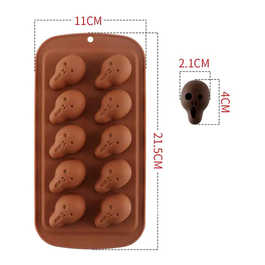 Halloween Skull Pumpkin Cookie Baking Mold