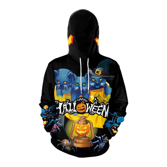 Women's Halloween Couples Hooded Sweater