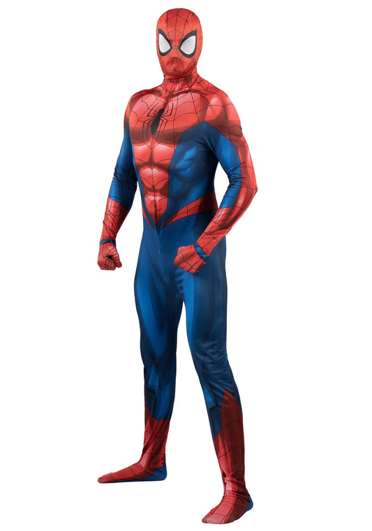 Marvel Adult Spider-Man Zentai Suit Spiderman Halloween Costume Large