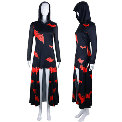Women's Batwing Hooded Cloak for Halloween
