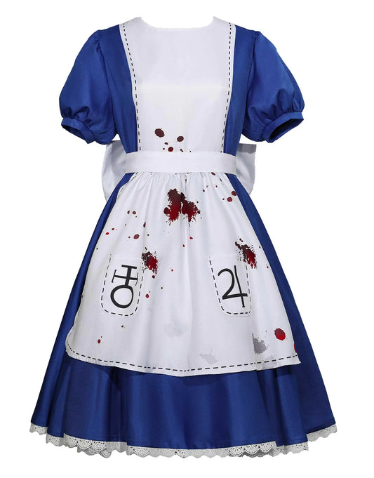 miccostumes Womens Cosplay Costume Set Dress With Bow Halloween(S)