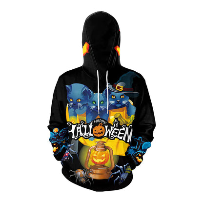 Women's Halloween Couples Hooded Sweater