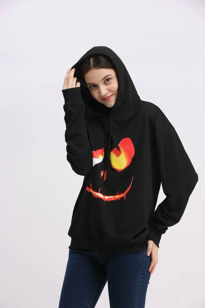 Women's Pumpkin Hoodie for Halloween