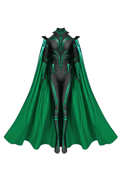 Womens Super Villain Goddess Costume Halloween Cosplay Jumpsuit Bodysuit XXXL